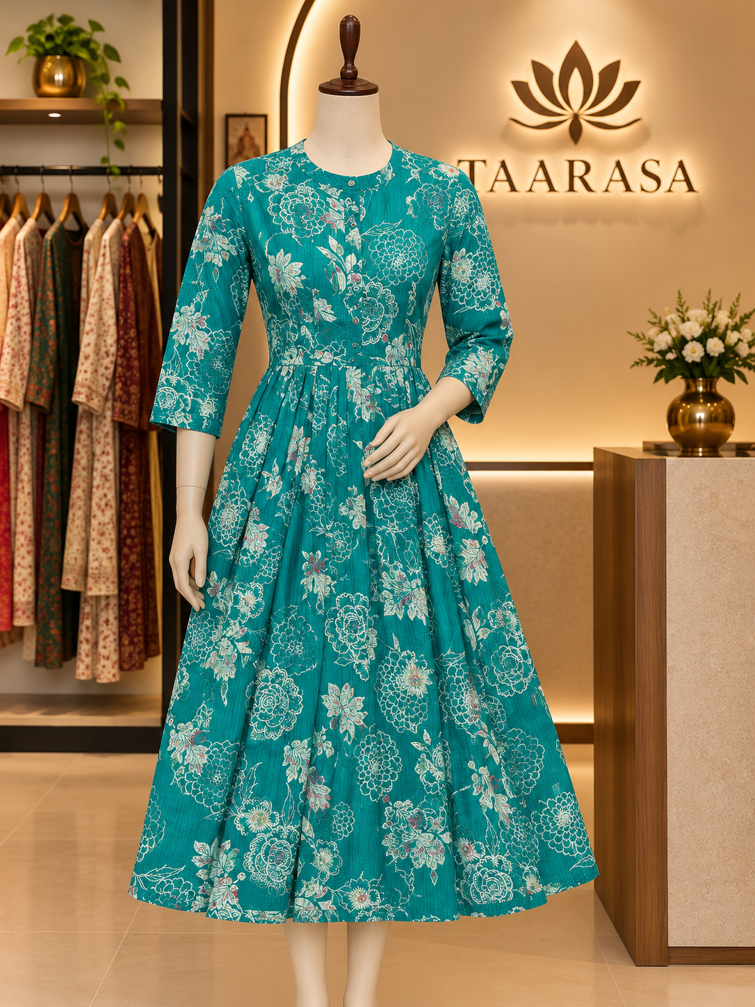 Rama Blue Feeding Kurti