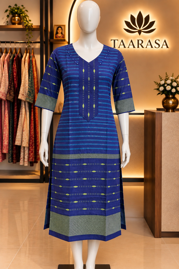 Cotton Mirror Work Kurti