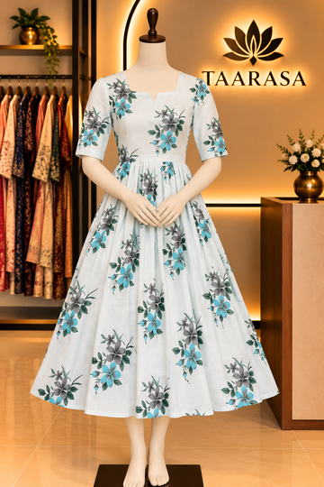 Floral Cotton frock