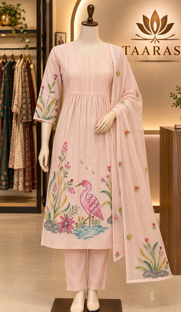 Pink 3pc Kota dress