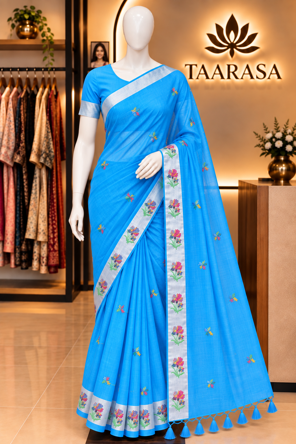 Semi Organza Saree