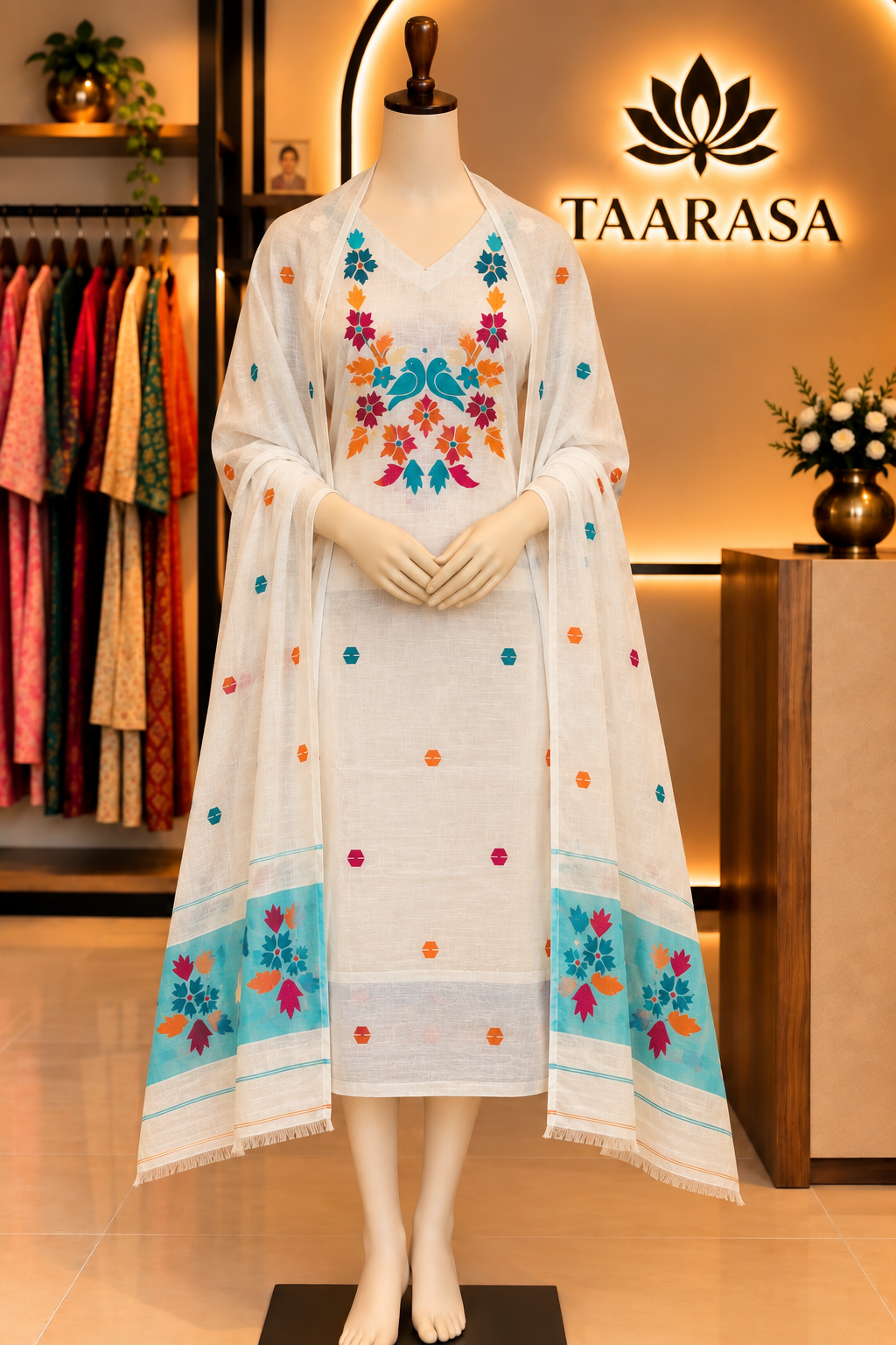 Jamdani 2pc dress