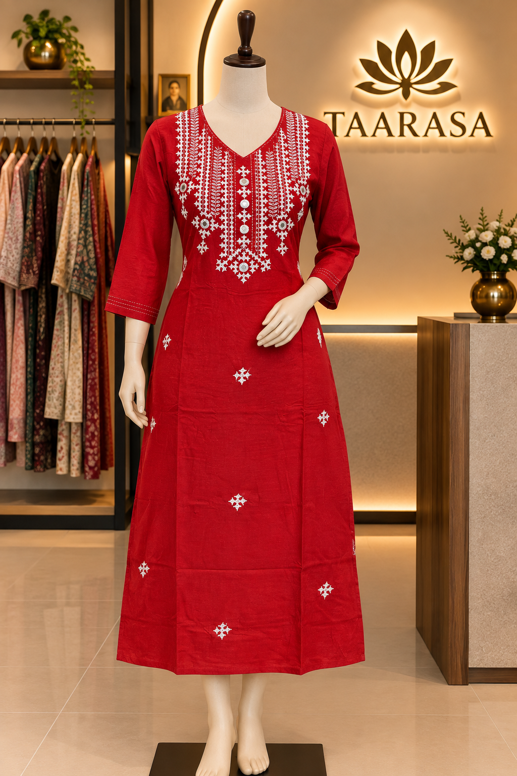Kutchwork Cotton Kurti