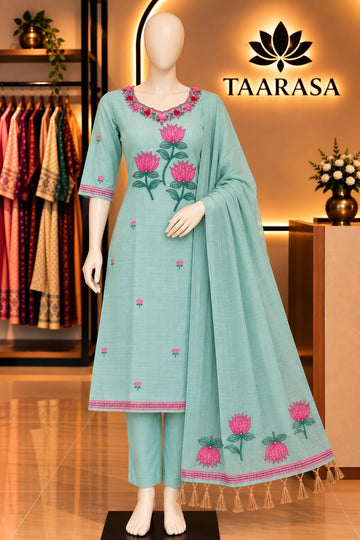 Jamdani 3pc dress J07