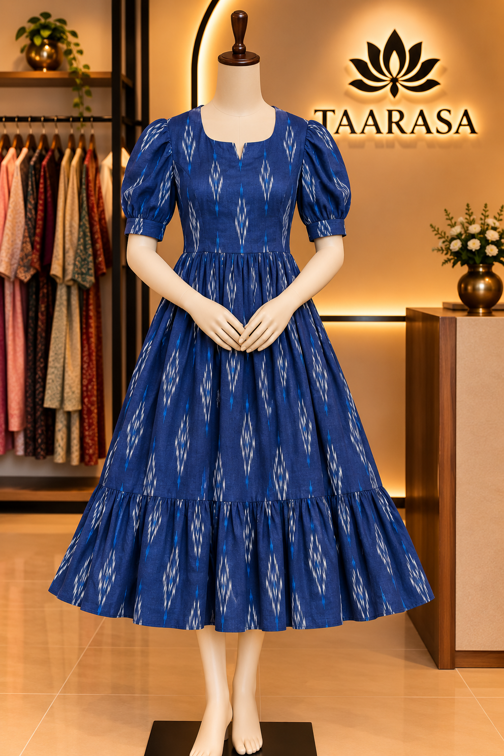 Ikkat Frock