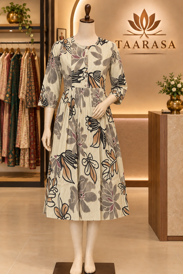 Beige Feeding Kurti