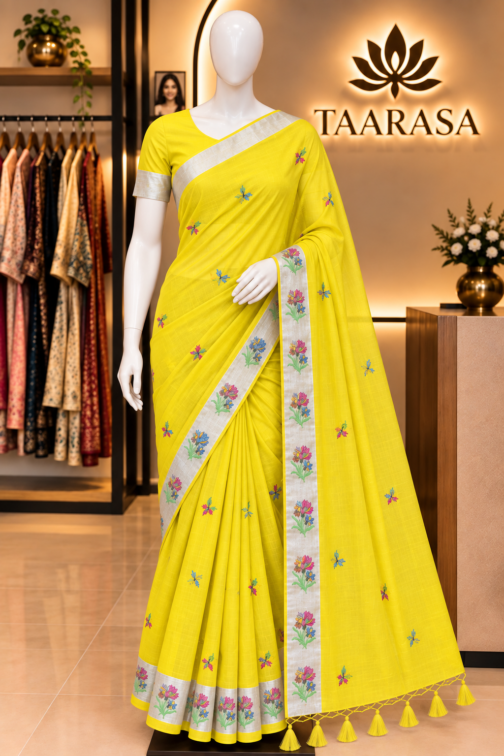 Semi Organza Saree