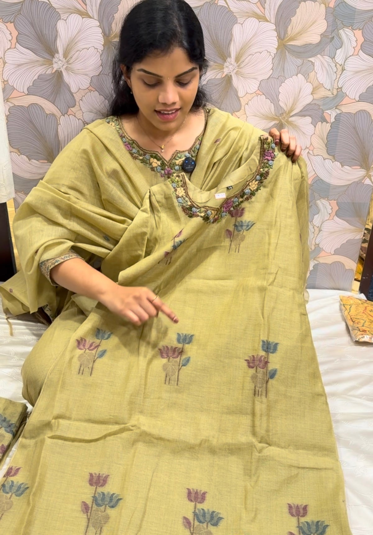 3pc Jamdani dress