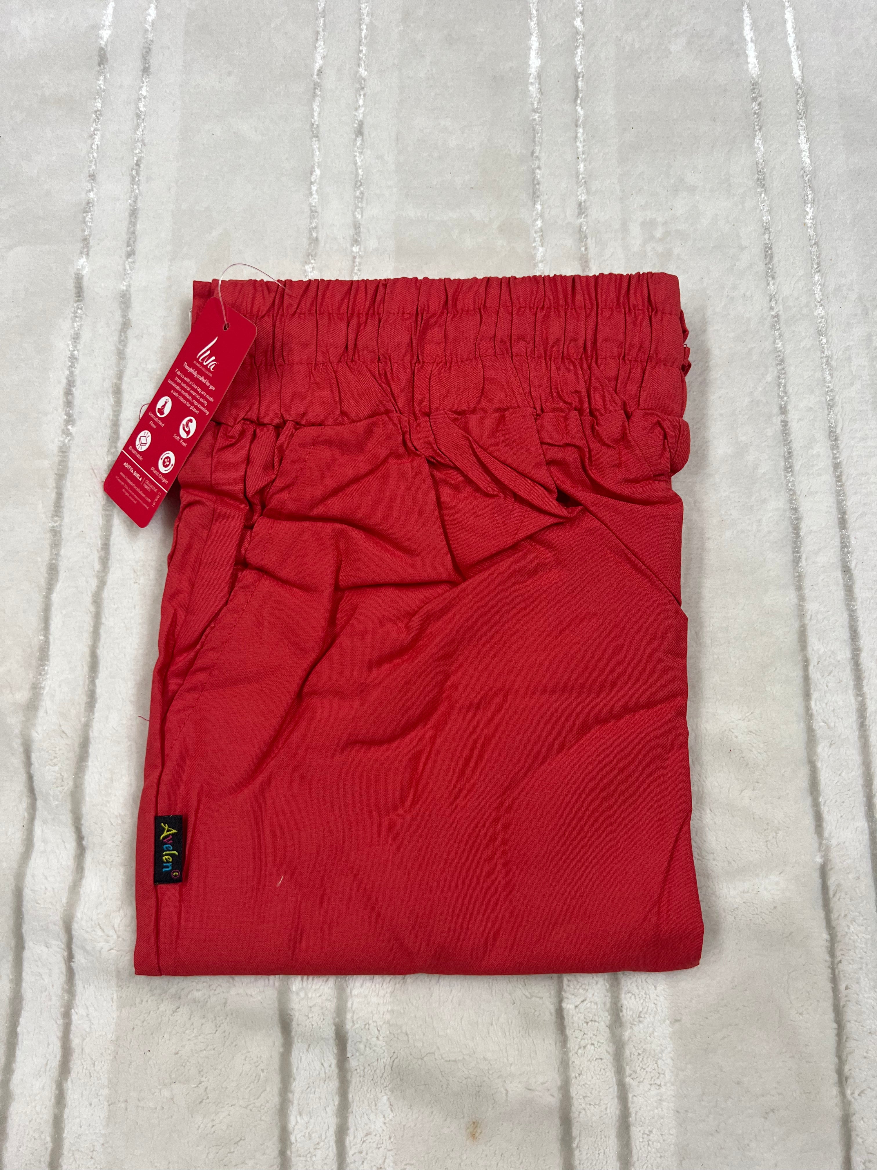 Straight cut pants