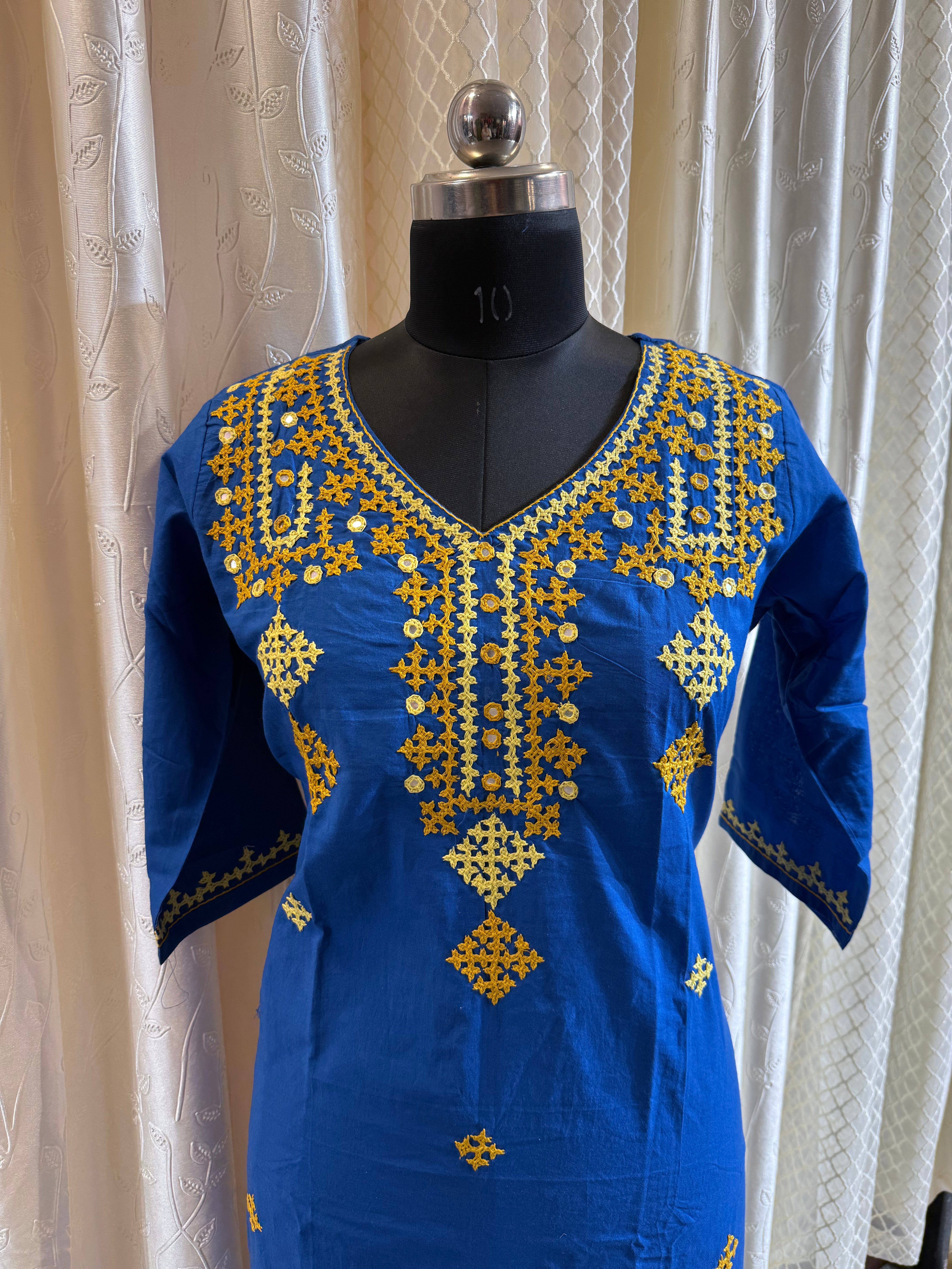Cotton Kutch work Kurti