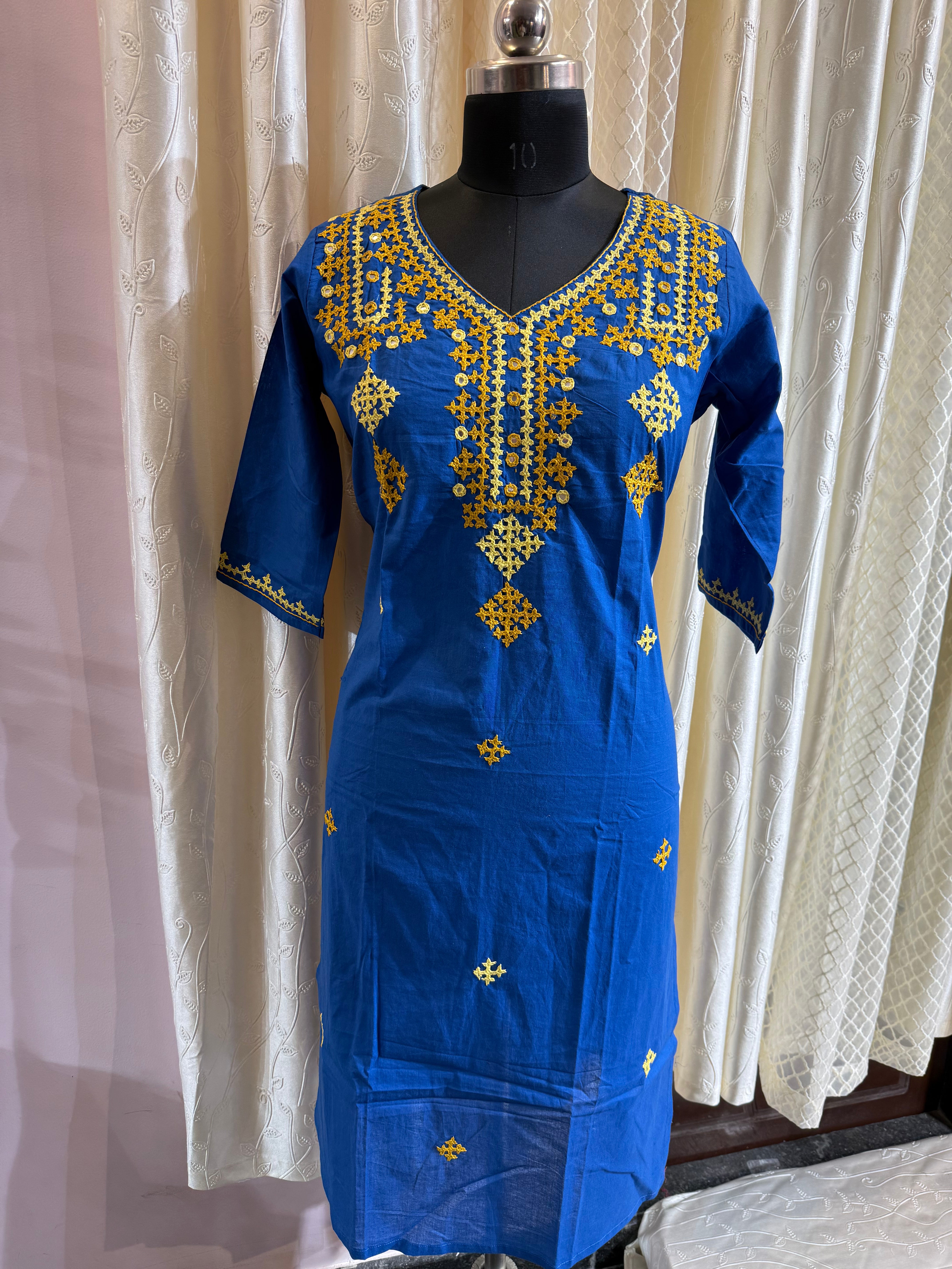 Cotton Kutch work Kurti