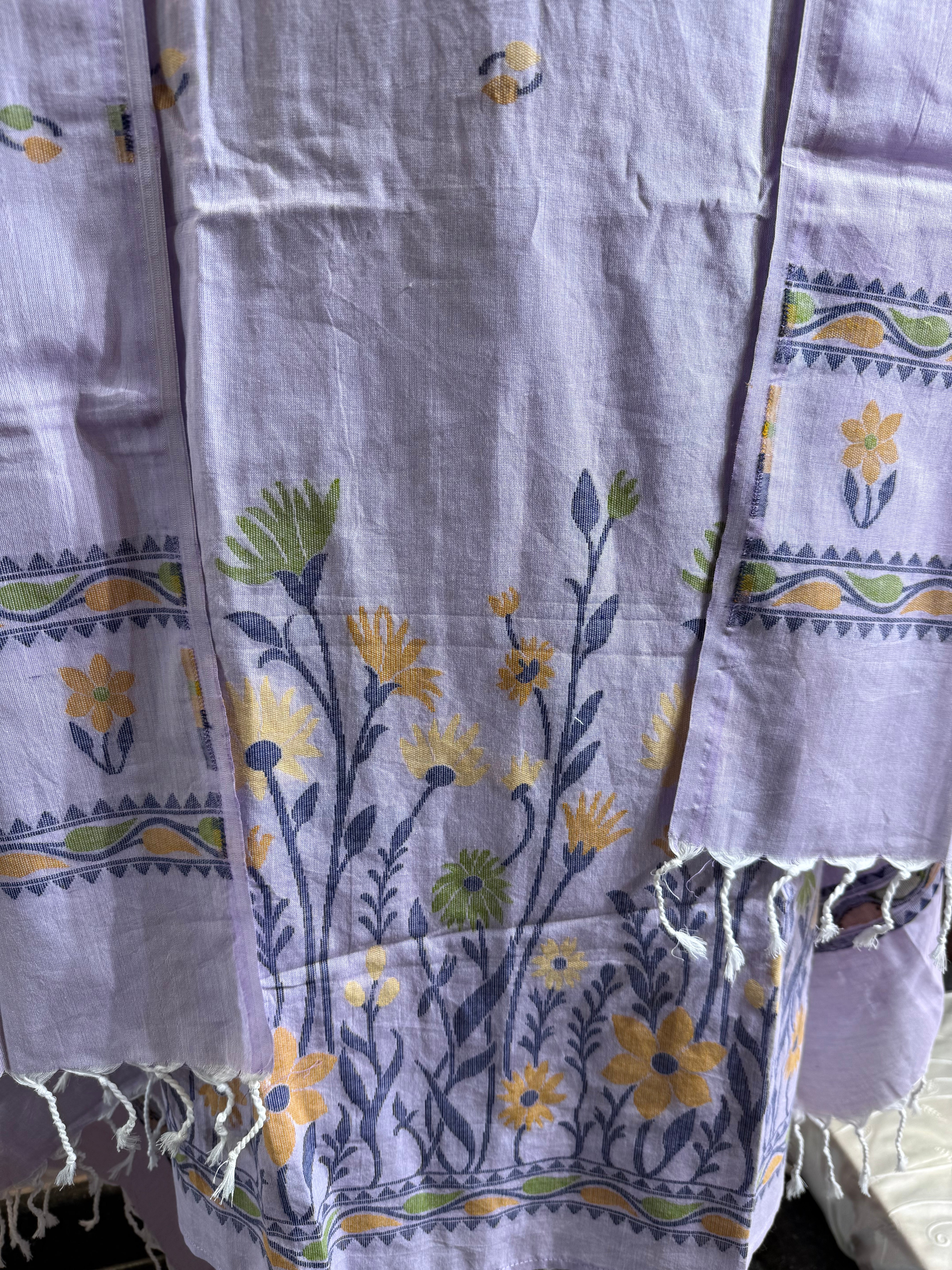 3pc jamdani dress