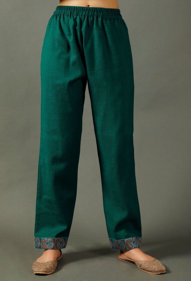 Straight cut pants